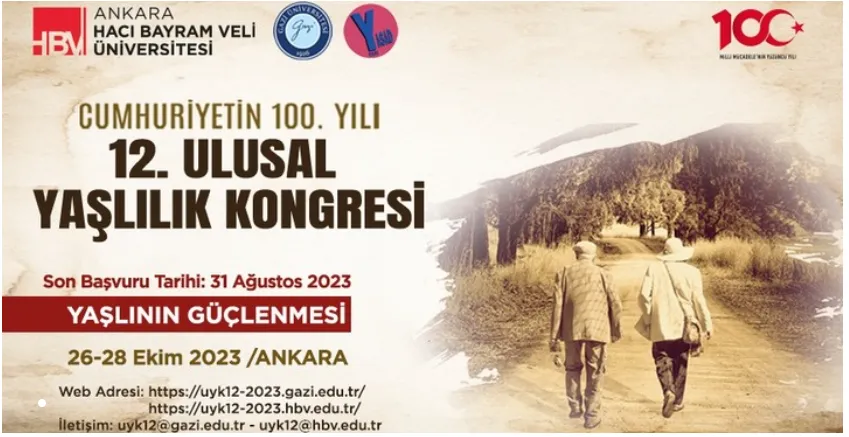 12. Ulusal Yaşlılık Kongresi afişi